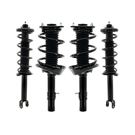 Set 4 Front Rear Quick Complete Strut Coil Spring For 2013 2017 Honda