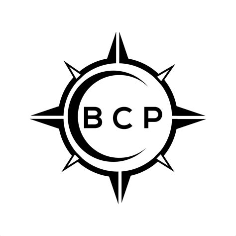 Bcp Resumen Monograma Proteger Logo Diseño En Blanco Antecedentes Bcp