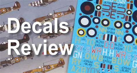 1 72 Spitfire Mk Vb Decals Collection AeroScale AeroScale