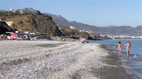 [4K] TORROX COSTA Playa del Peñoncillo / Septiembre 2022 Costa Del Sol ...