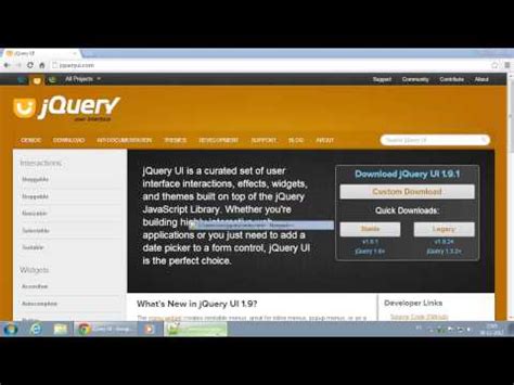 Learn Introdu O Ao Jquery Ui Mind Luster