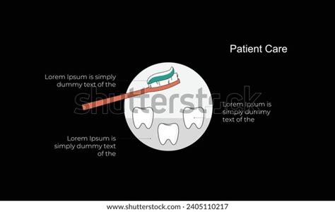 Dental Hygiene Infographic Oral Healthcare Guide Stock Vector Royalty