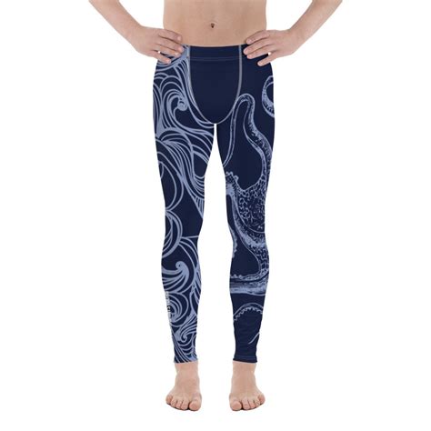 Jiu Jitsu Kraken Blue Kraken Octopus Spats Men S Etsy