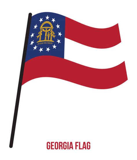 Georgia State Flag Illustrations Royalty Free Vector Graphics And Clip