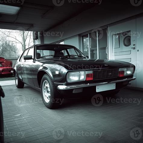 sports car in garage documentary style 22798833 Stock Photo at Vecteezy