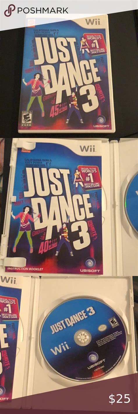 Just Dance 3 Wii Just Dance 3 Dance Games Instructions Booklet