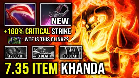 NEW 7 35 First Item Desolator Khanda 160 Critical Strike Brutal