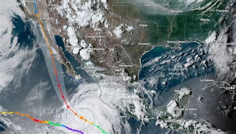 Huracán Hilary Por qué impactará dos veces la Península de Baja