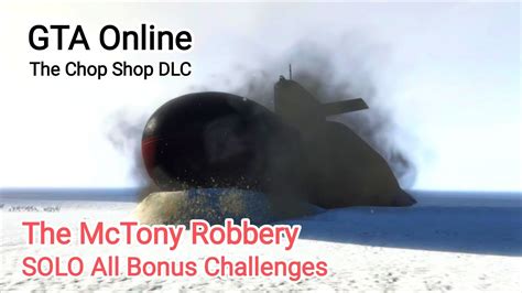 GTA Online The McTony Robbery SOLO All Bonus Challenges PS5 YouTube