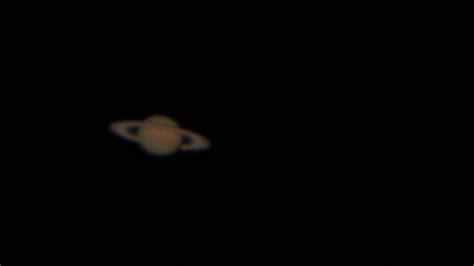 Saturn Through A Skywatcher 10 Dobsonian Telescope On 5 20 12 Youtube