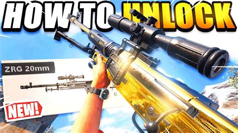 How To Unlock The New Zrg 20mm Sniper The Truth Black Ops Cold War