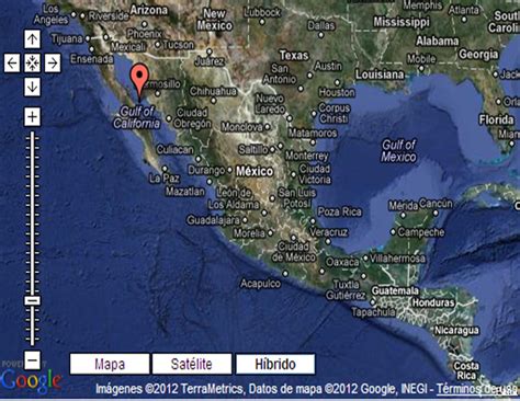 Mapa De Baja California Con Nombres Y Desde Via Satelital Mexico Images