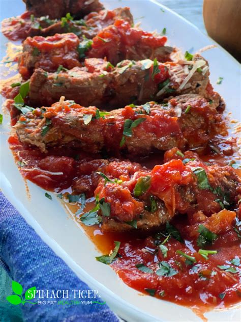 Braciole Recipe Italian Stuffed Steak Spinach Tiger