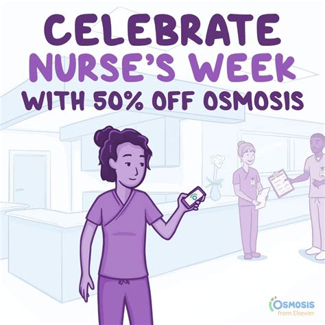 Osmosis From Elsevier On Twitter Happy Nurses Week Celebrate With 50