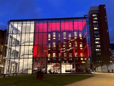 Aston University Library lights up red for World Encephalitis Day ...