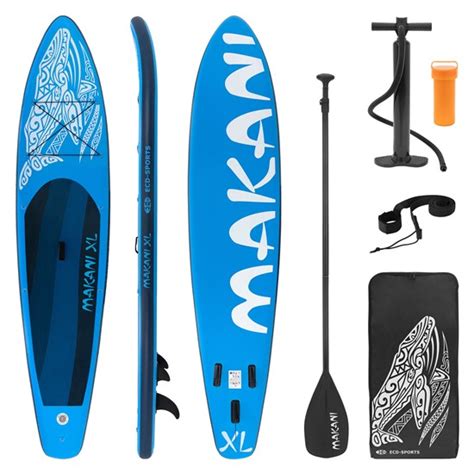 Tabla De Stand Up Paddle Inflable Makani Xl X X Cm Azul Pvc