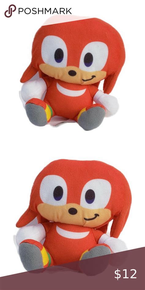 Sonic The Hedgehog Knuckles Plush Toy Doll Toy Factory 2019 7” Sega In