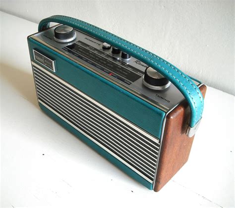 1970s Collectible Roberts Rambler Radio Rare Turquoise