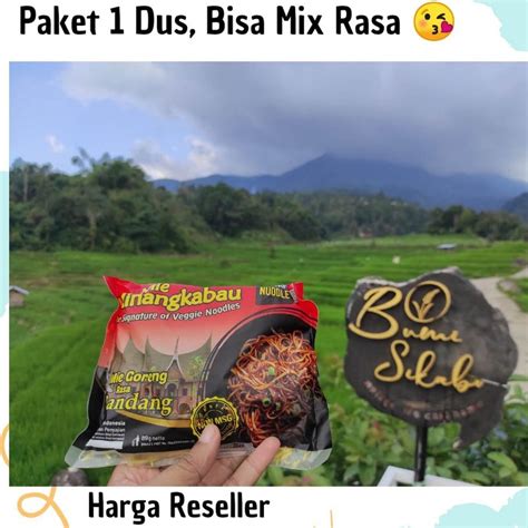 Jual Mie Minangkabau Paket Dus Makanan Randang Tunjang Cancang Mie