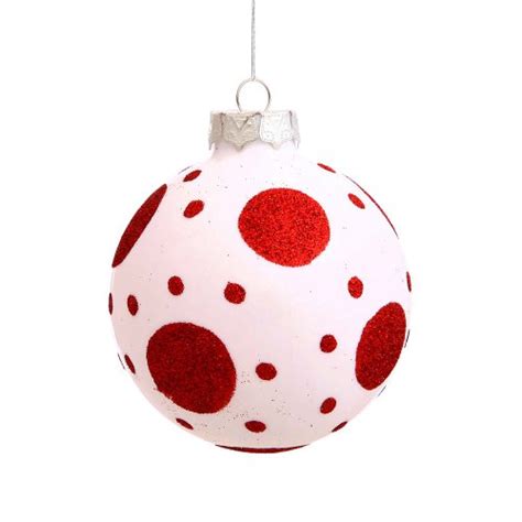 Polka Dot Christmas Ornaments