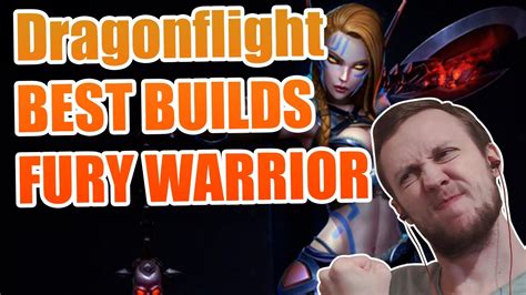 BEST FURY Warrior Talent BUILDS WoW Dragonflight Pre Patch YouTube