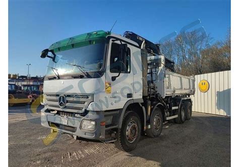 Mercedes GRUE ACTROS 4141 8X4 Camions Et Porteurs Benne