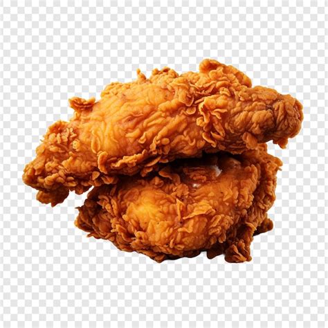 Saboroso Frango Frito Png Isolado Em Fundo Transparente PSD Premium