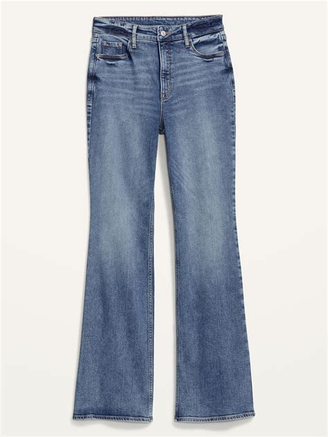 Higher High Waisted Flare Jeans For Women Old Navy