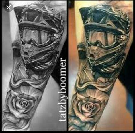 Some Tattoos That Are On The Arm And Leg One With A Baseball Helmet In It