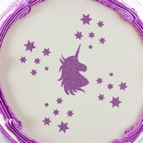 Unicorn And Stars Stencil Craft Template Craftstar