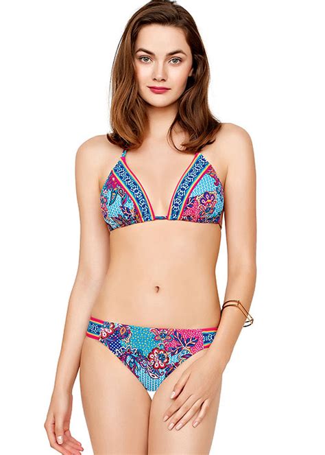 Gottex Pavone Triangle Bikini Uk Swimwear