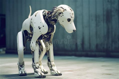 A Mechanical Robot Dog. Advanced Technology. the Concept of Synthetic ...