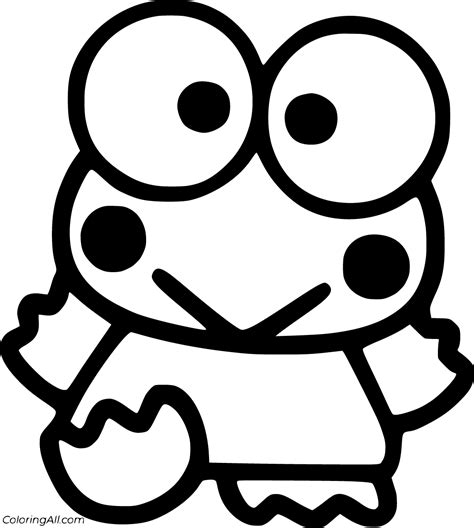 Keroppi Coloring Pages 35 Free Printables Coloringall