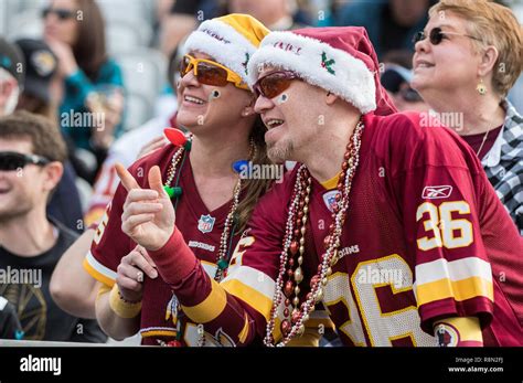 Jacksonville Fl Usa 16th Dec 2018 Washington Redskins Fans During