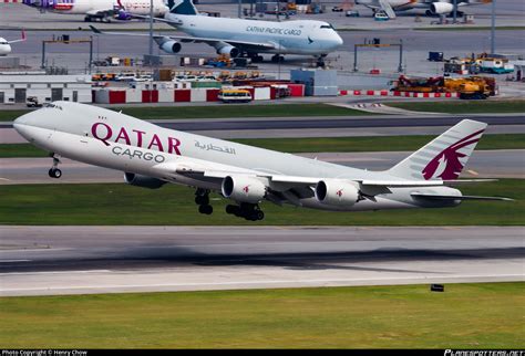 A7 BGA Qatar Airways Cargo Boeing 747 87UF Photo By Henry Chow ID