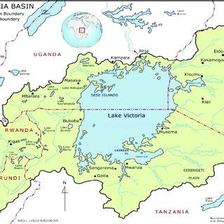 Map of Lake Victoria and its catchment (EAC, 2007). | Download ...