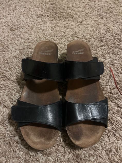 Dansko Maddy Slip On Wedge Sandal For Women Comforta Gem