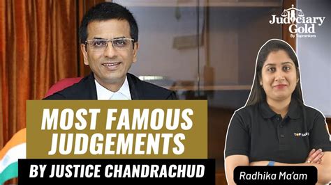 Most Famous Judgements By Justice Chandrachud Important Judgements