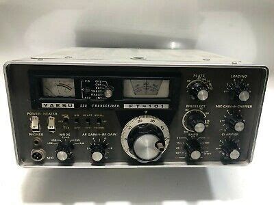 Yaesu Ft E Vintage Tube Ham Radio Transceive Untested Ebay In