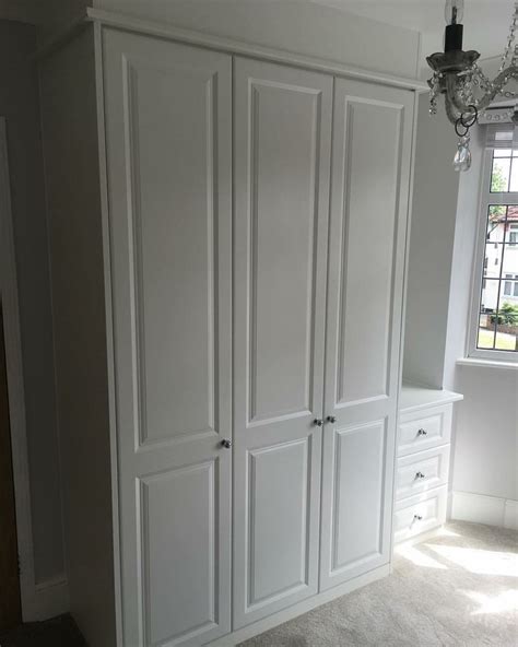 A Very Traditional Looking Fitted Wardrobe This Bespoke Matt White