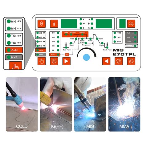 Andeli V In Mig Tpl Mig Mag Tig Mma Pulse Cold Mig Welding