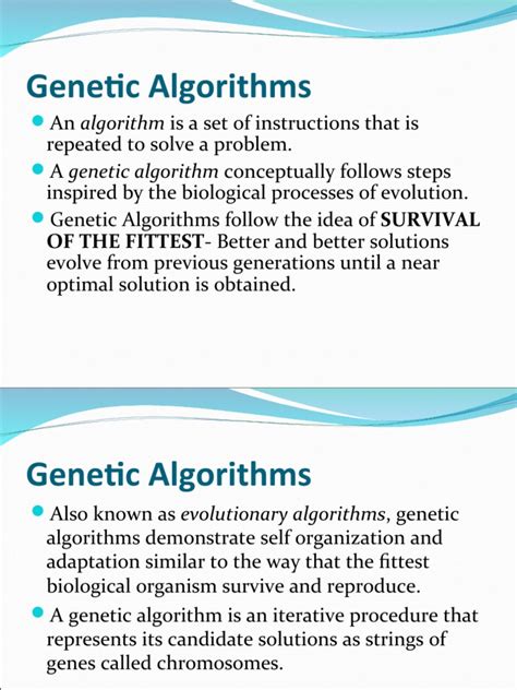 Genetic Algorithm Pdf Genetic Algorithm Theoretical Computer Science