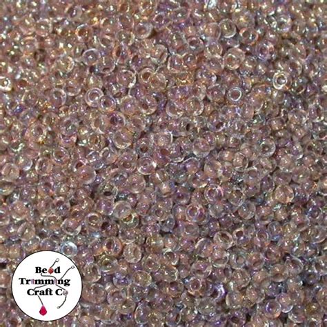 Seed Bead 90 Aubergine Colourlined Ab Price Per Gram Czech