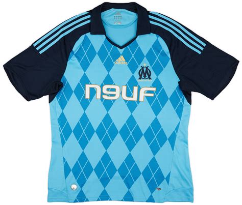 Olympique Marseille Away Football Shirt Sponsored By N Uf