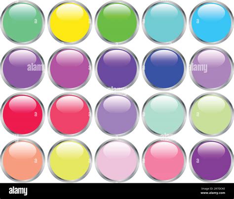 Buttons Collection Vector Stock Vector Image Art Alamy