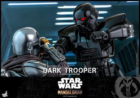 Star Wars The Mandalorian Dark Trooper Figure Debuts At Hot Toys