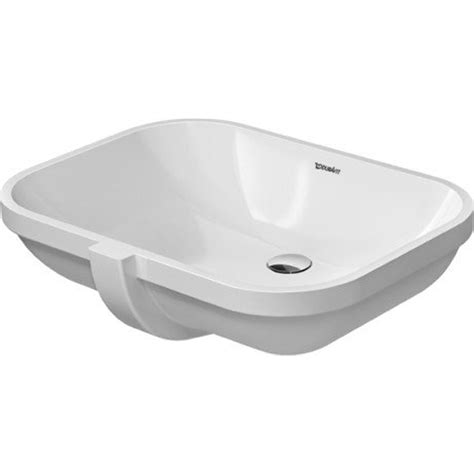 Duravit D Code Vasque Encastrable Par Dessous X Cm Sans Trou Pour