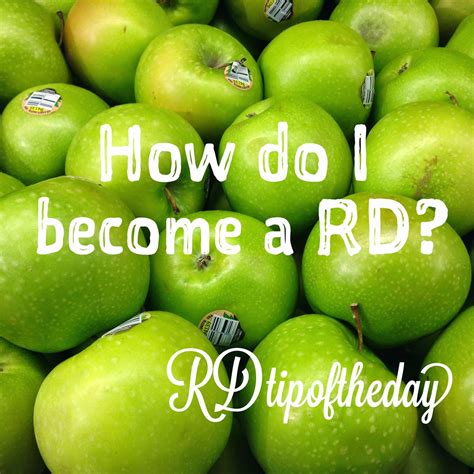 RD Tip of the Day : Becoming a Registered Dietitian: Undergraduate
