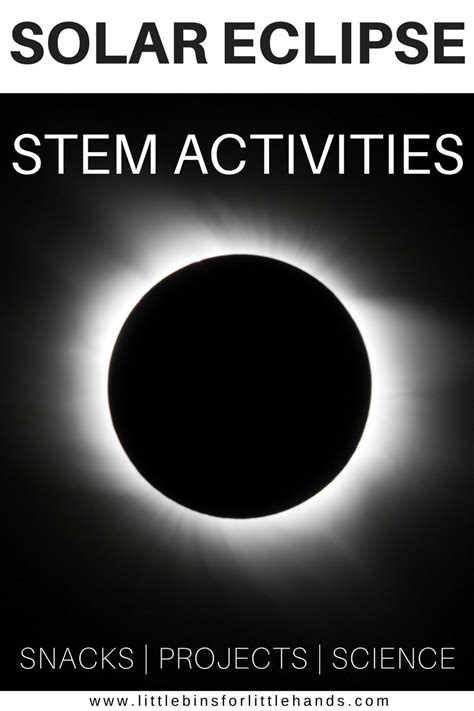 Solar Eclipse Stem Activities And Moon Phases Projects For Kids