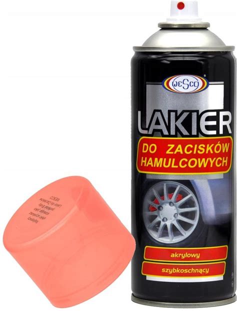 Wesco Lakier Do Zacisk W Fluorescencyjny Pomara Cz E Ml